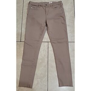 AG Adriano Goldschmied womens legging super skinny ankle Size‎ 28R tan stretchy